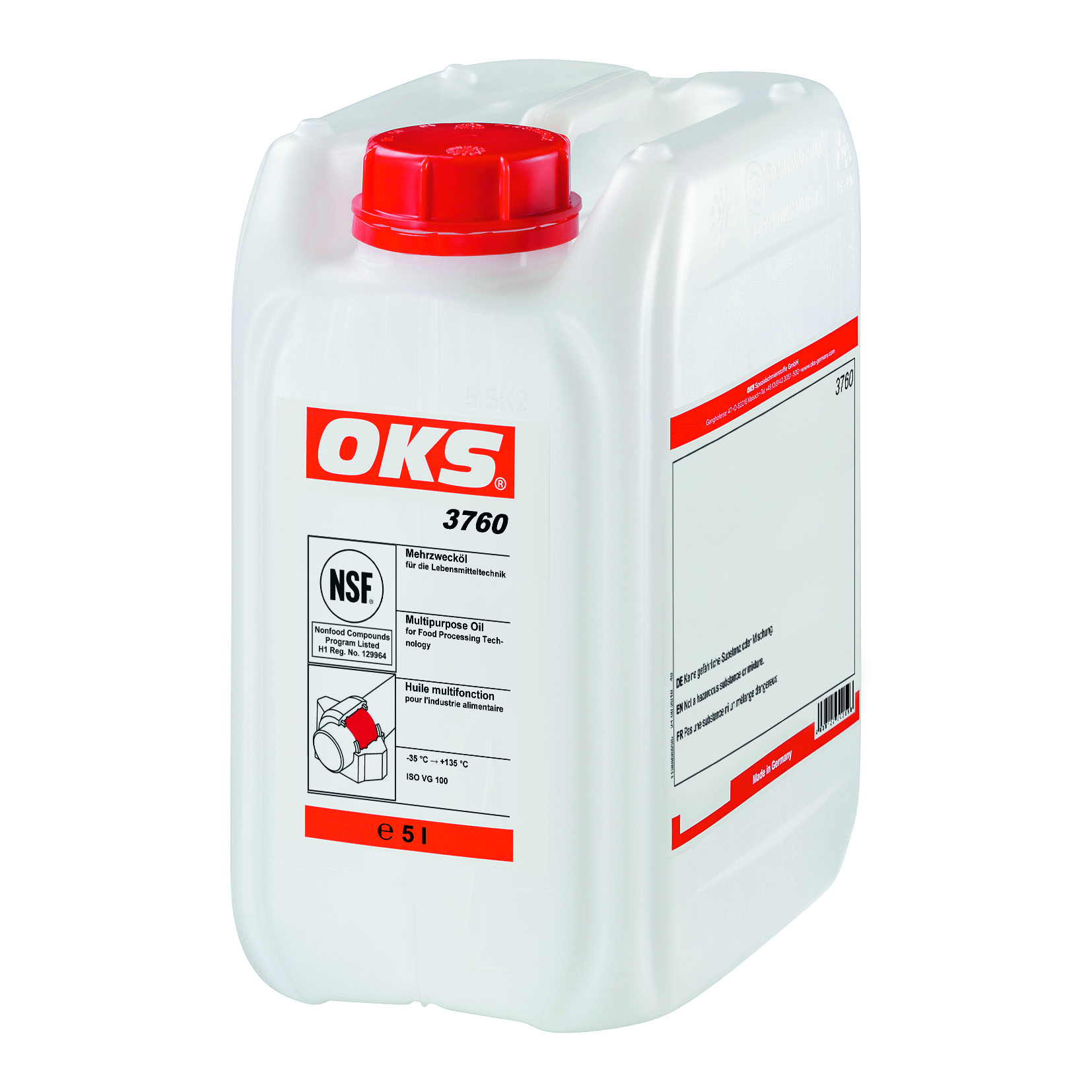 OKS 3760 universele olie met NSF H1 keur